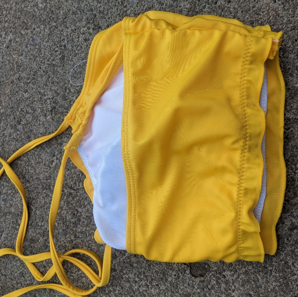 New Shein 2 Piece Yellow Bikini Set Size 2x - image 3